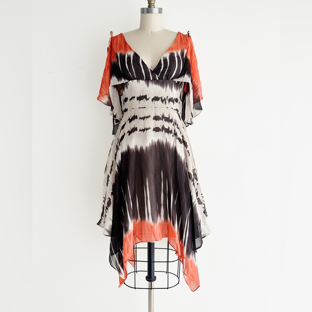Karen Millen silk chiffon layered dress